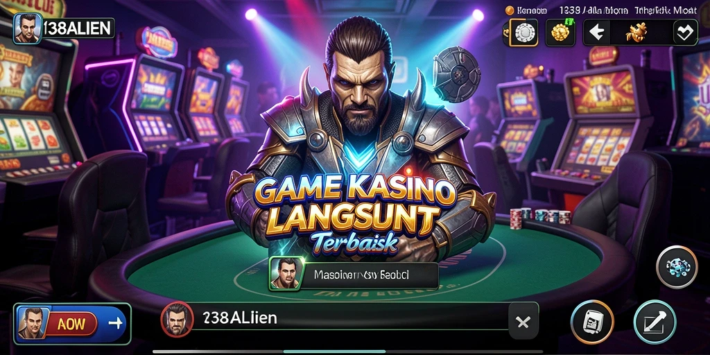 Tampilan gameplay Live Casino yang mendebarkan di 138ALIEN.