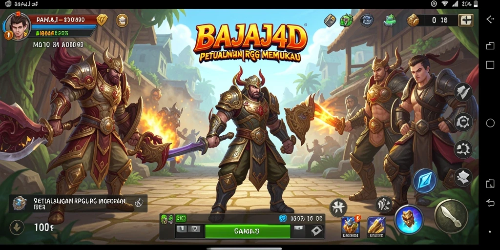 Screenshot gameplay RPG dari BAJAJ4D yang menampilkan aksi dan petualangan.