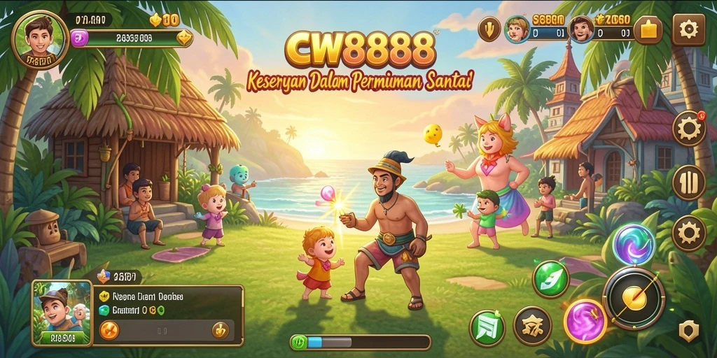 Tampilan menarik dari gameplay CW8888 yang menyenangkan.