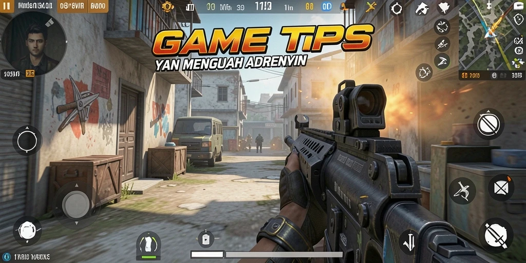 Screenshot G9VIP menampilkan aksi menegangkan dalam permainan TPS.