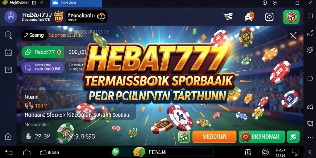 Tampilan screenshot HEBAT777 menunjukkan pengalaman taruhan yang seru dan interaktif.