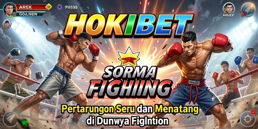 Gameplay HOKIBET yang intens dan mendebarkan dalam pertarungan Fighting.