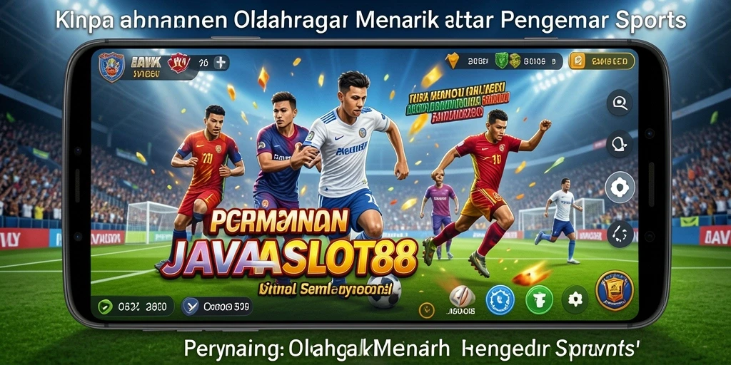 Tampilan gameplay olahraga yang mendebarkan di JAVASLOT88.