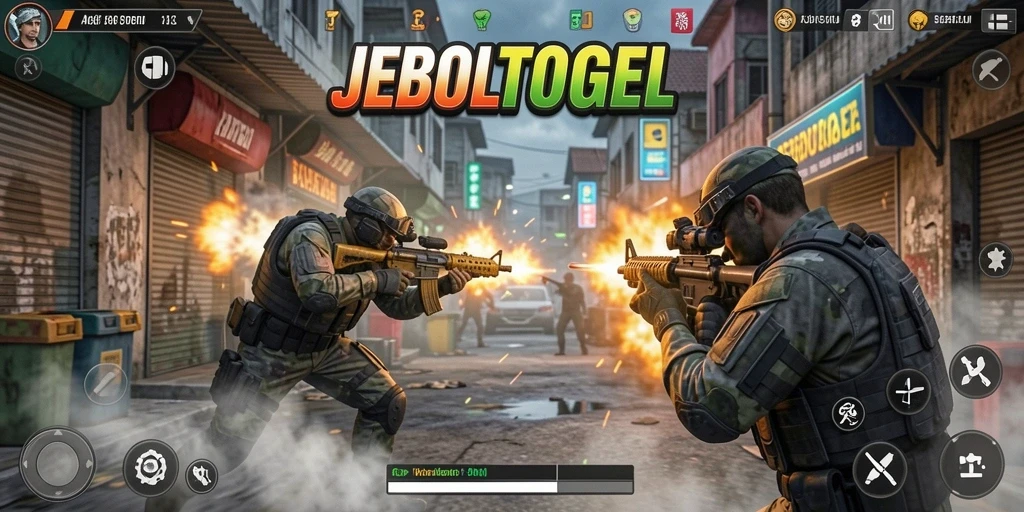 Screenshot gameplay menampilkan aksi tembak-menembak yang mendebarkan.