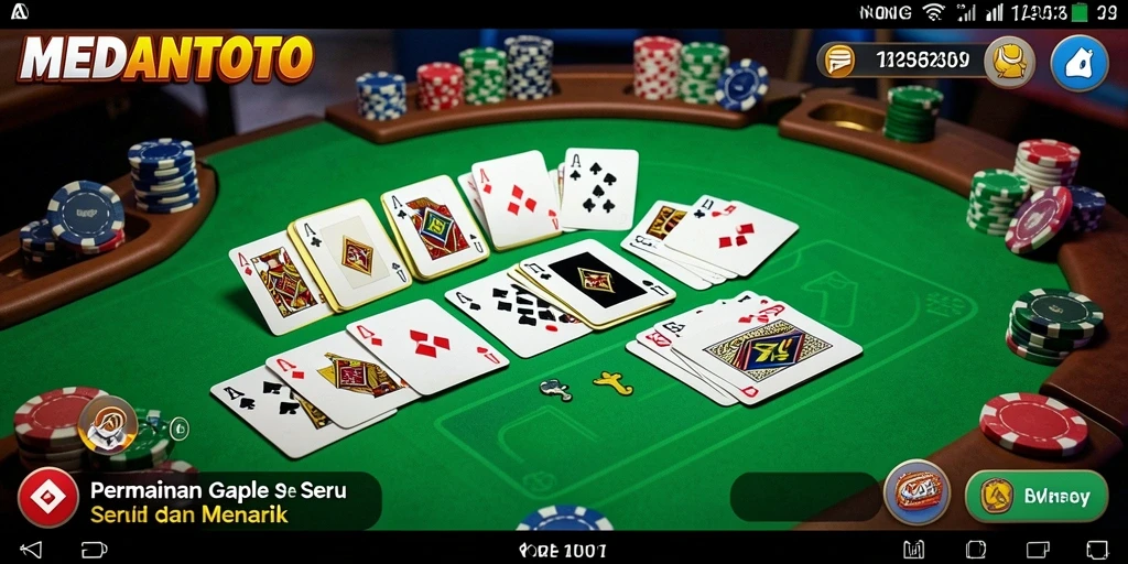 Tampilan gameplay seru di MEDANTOTO yang menantang!