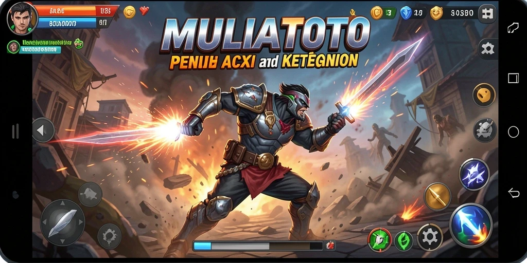 Gameplay seru dan menantang dari MULIATOTO di layar.