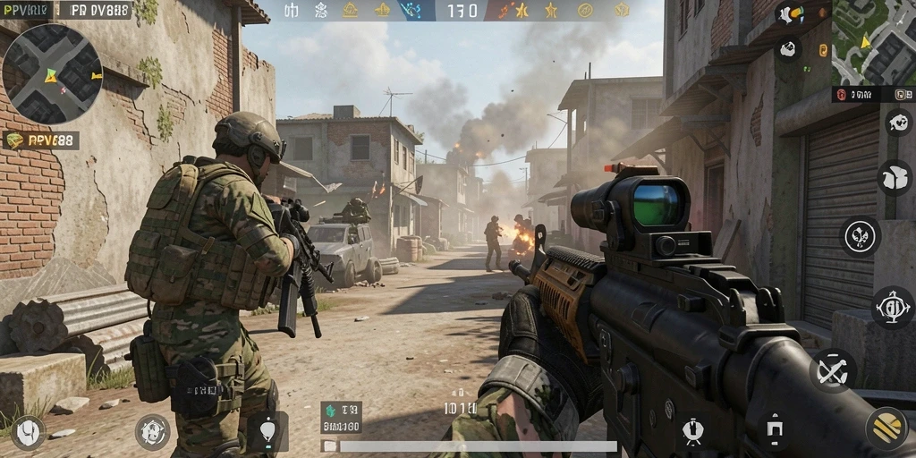 Gameplay seru PPV88 dengan aksi tembak-tembakan yang intens.