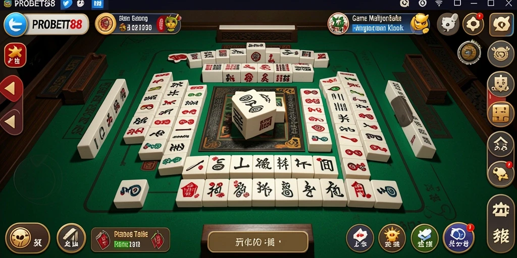 Screenshot gameplay PROBET88 menampilkan papan Mahjong yang menawan dan seru.