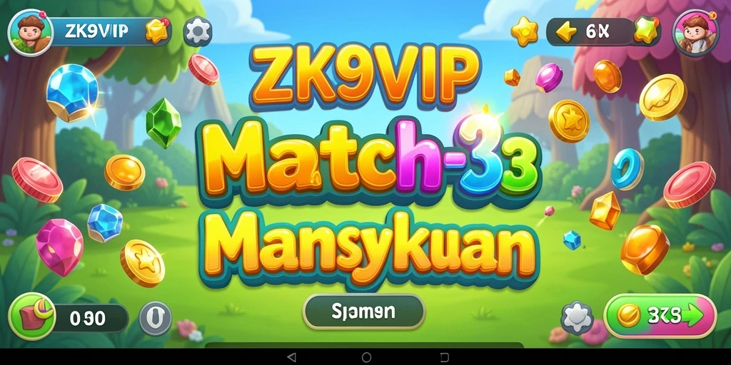 Gameplay seru ZK9VIP dalam genre Match-3 yang memikat.