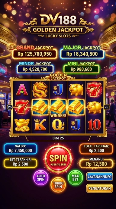 Tampilan aplikasi dv188 yang sederhana dan intuitif.